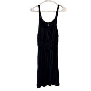 a.n.a Black Sleeveless Dress with Elastic Waist